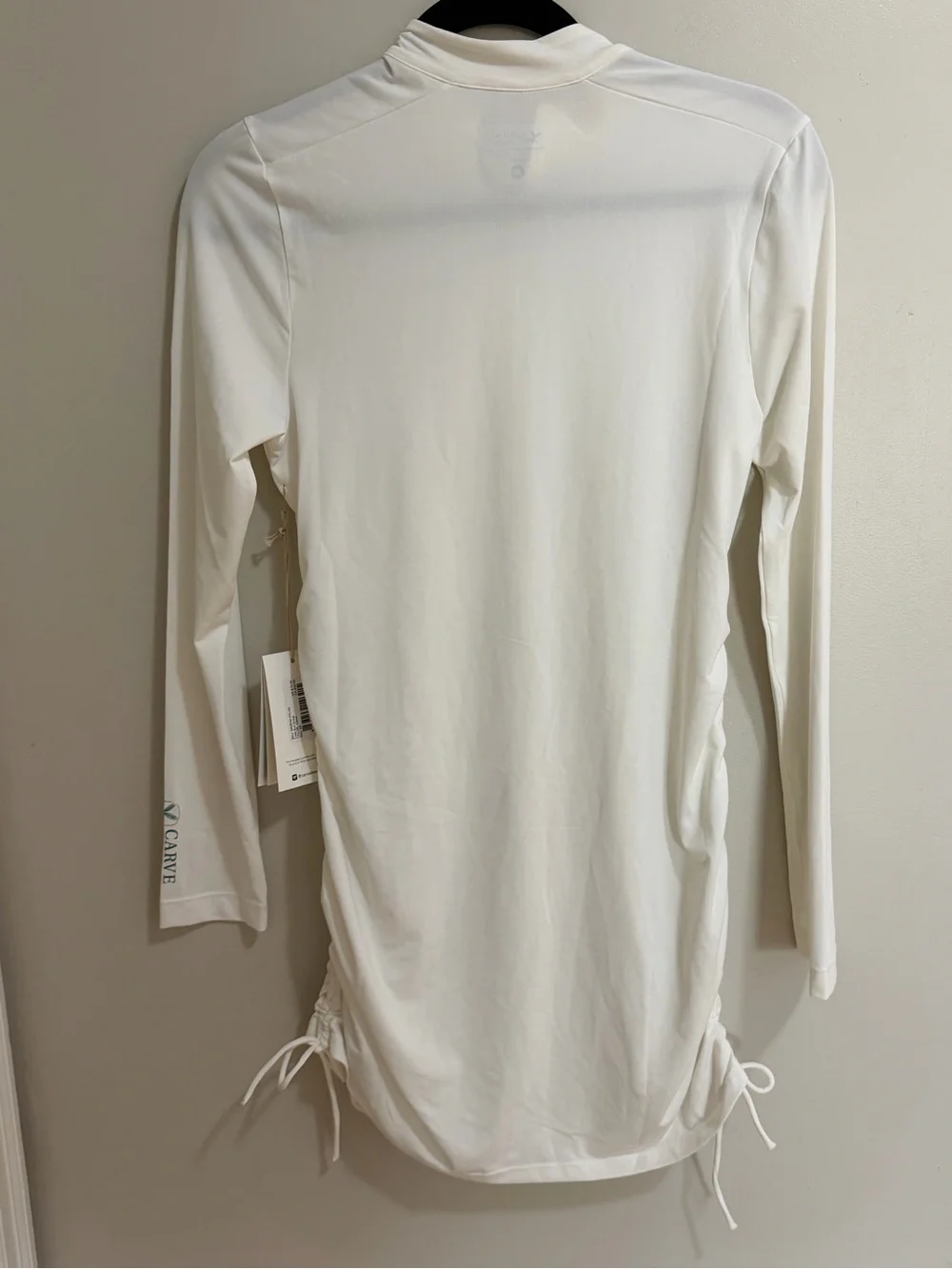 Carve Designs Cody Sun Dress Cloud White XS Rashguard Coverup UPF 50+ NWT - Picture 10 of 13
